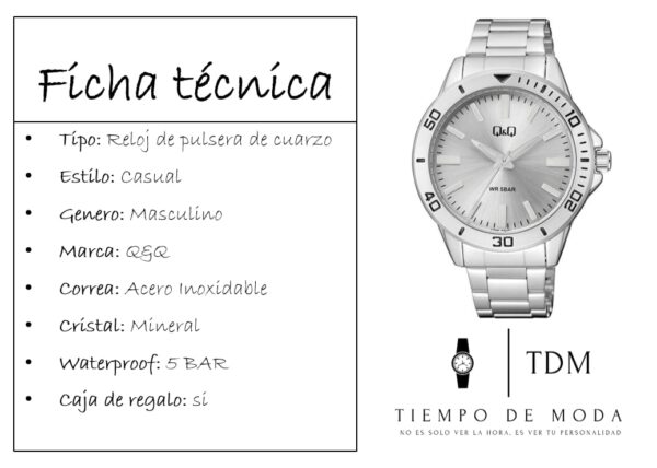 Reloj de pulsera de cuarzo Q&Q - Imagen 2