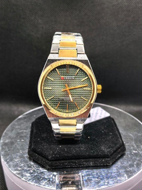 Reloj Hombre Curren Color Silver Gold Green