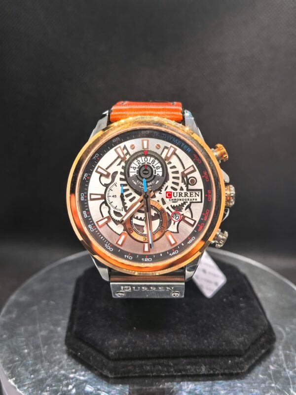 Reloj Hombre Curren Cuero Cronógrafo