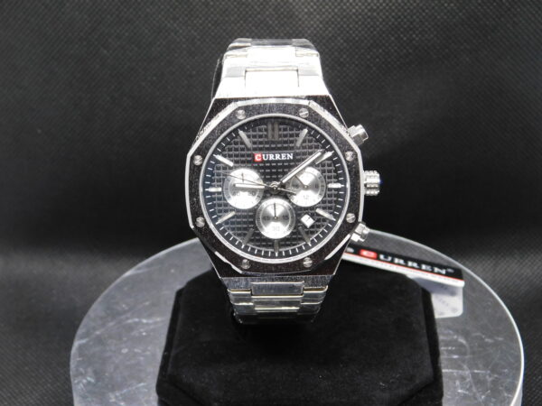 Reloj Hombre Curren Octagonal Color Black