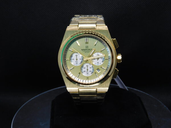 Reloj Cronografo Dorado NaviForce Hombre