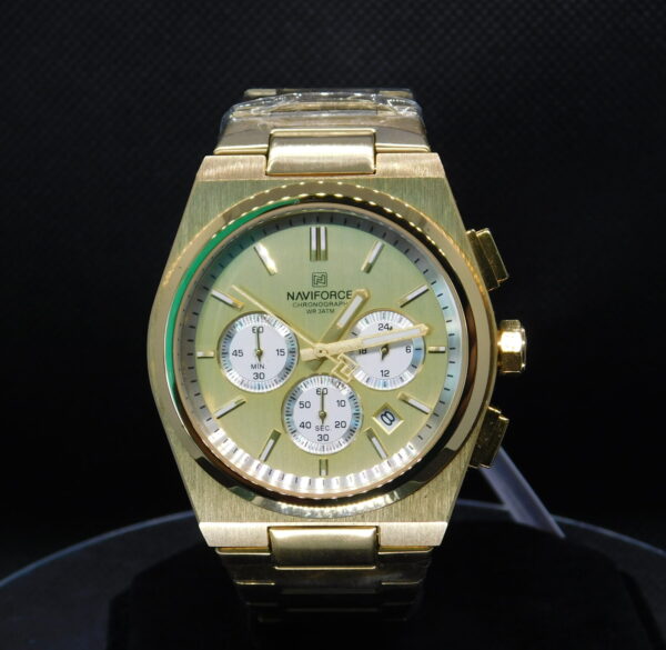 Reloj Cronografo Dorado NaviForce Hombre