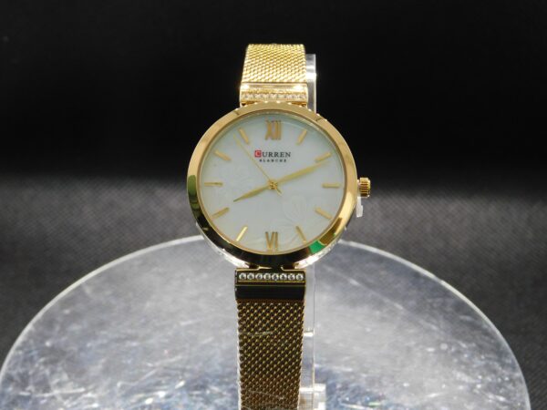 Reloj Mujer Curren Malla Color Gold