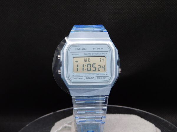 Reloj Casio Unisex Celeste F-91WS-2D