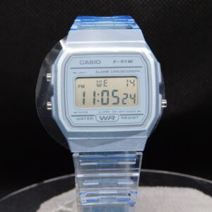Reloj Casio Unisex Celeste F-91WS-2D