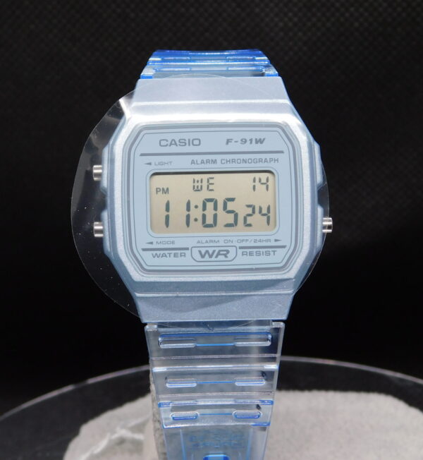Reloj Casio Unisex Celeste F-91WS-2D
