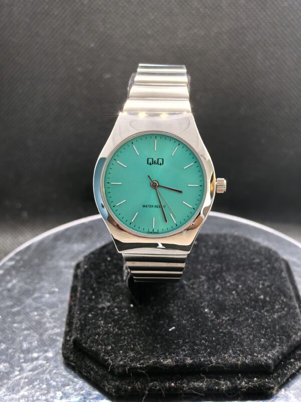 Reloj Acero Inoxidable mujer Q&Q Turquesa