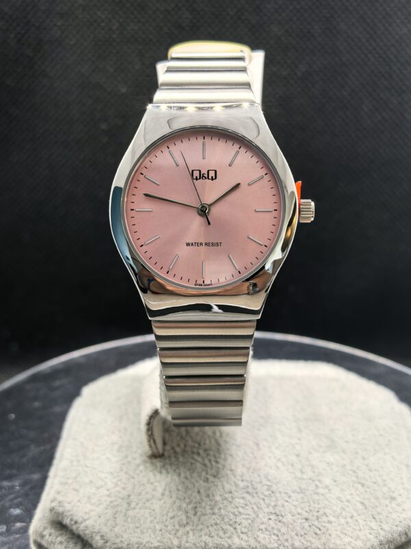 Reloj Acero Inoxidable mujer Q&Q Rosa